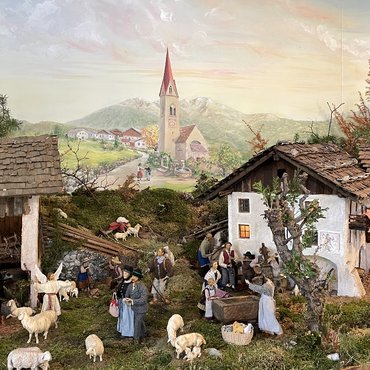 Aicha Krippe Die Pfarrei Schabs