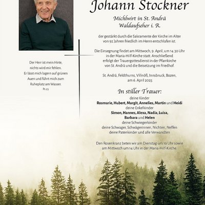 Die Pfarrei St. Andrä Die Pfarrei St. Andrä
