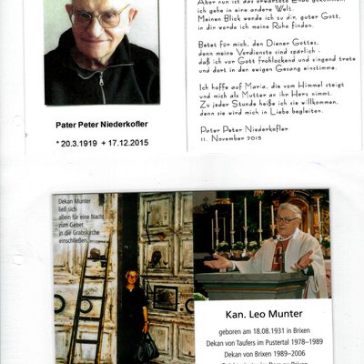 Die Pfarrei St. Andrä Die Pfarrei St. Andrä