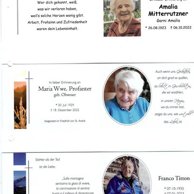 Die Pfarrei St. Andrä Die Pfarrei St. Andrä