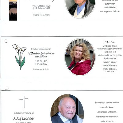 Die Pfarrei St. Andrä Die Pfarrei St. Andrä