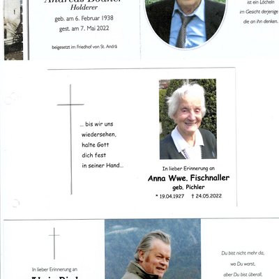 Die Pfarrei St. Andrä Die Pfarrei St. Andrä