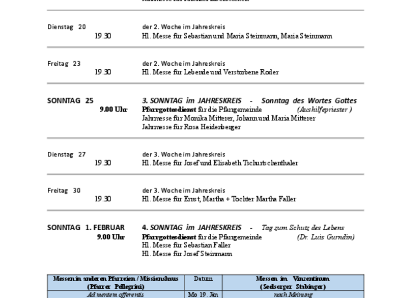 Die Pfarrei Schalders Die Pfarrei Schalders