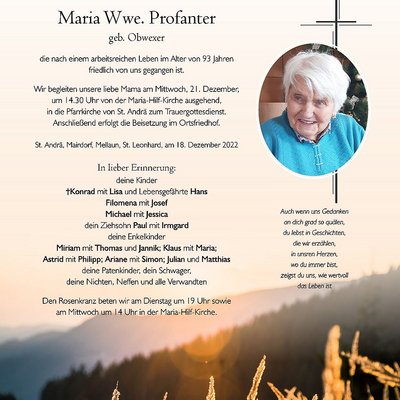 Die Pfarrei St. Andrä Die Pfarrei St. Andrä