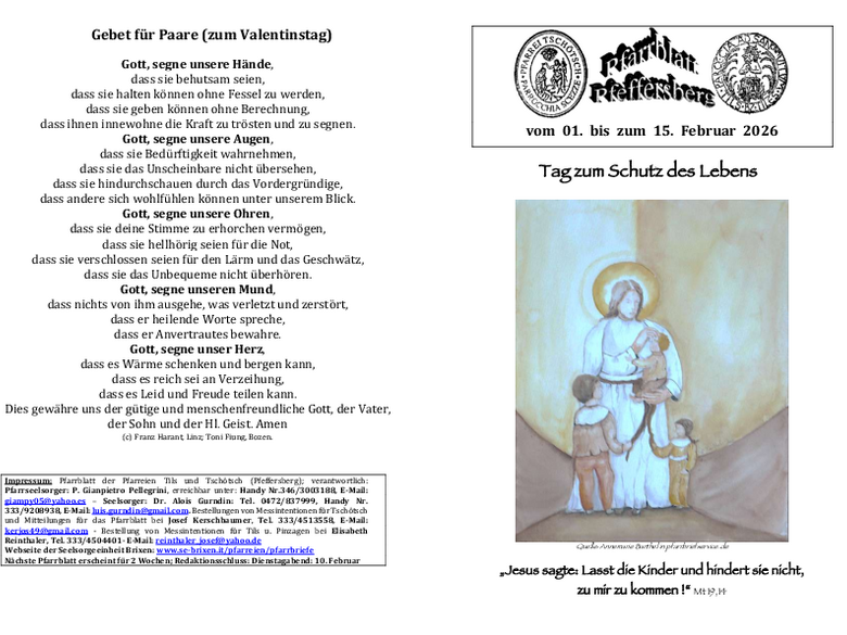 Die Pfarrei Tils Die Pfarrei Tils