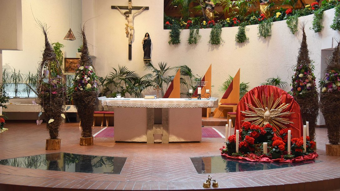 Quelle: Chronikarchiv Milland La chiesa parrocchiale di Millan