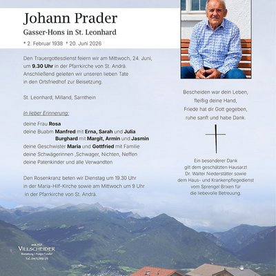 Die Pfarrei St. Andrä Die Pfarrei St. Andrä