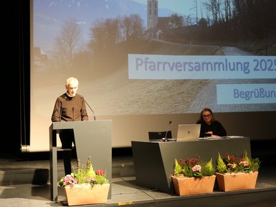 Gründonnerstag Begrüßung durch den Co.-Vorsitzenden Walter Kerer