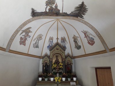 Die Pfarrei Afers Das Innere der Wallfahrtskirche