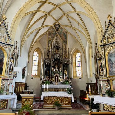 Kirche Natz Altarraum Die Pfarrei Natz