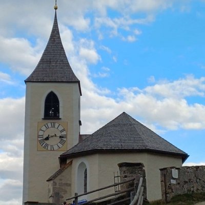 Die Pfarrei Afers Guten Morgen in St. Jakob am Ostermontag