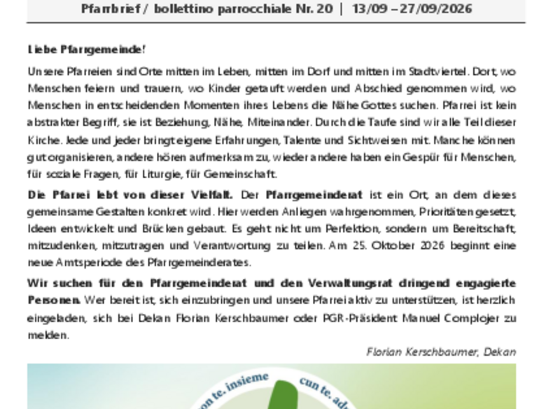 Die Pfarrei Milland Die Pfarrei Milland