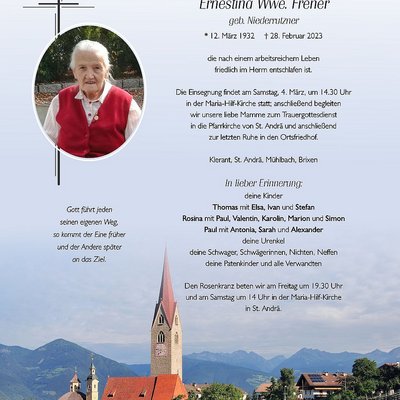 Die Pfarrei St. Andrä Die Pfarrei St. Andrä